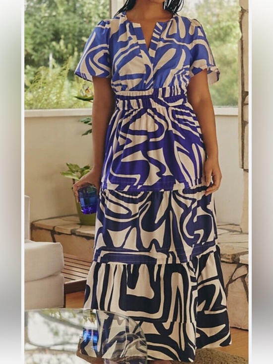 Dresses & Skirts - Nwt Anthropologie Somerset‎ tiered maxi dress M